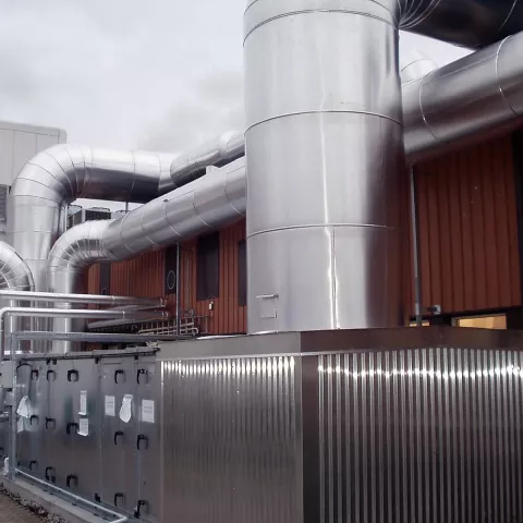 sound control pipe insulation and metal sheets