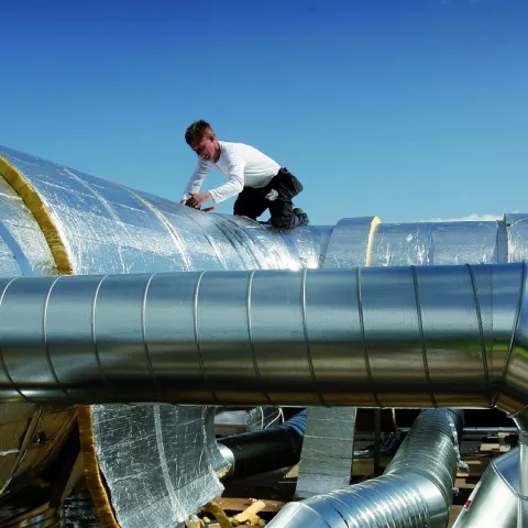 thermal insulation climcover lamella alu2 isover